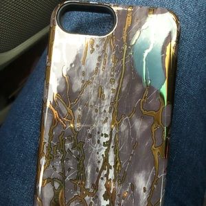 Wooden/gold style phone case for IPhone 6/7/8 PLUS